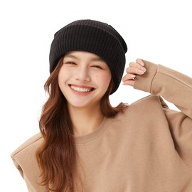 OHGOLF Men Women Ski Mask Winter Balaclava Knitted Face Mask Winter Neck Warmer Skiing Snowboarding Motorcycle SNH2T135, Black, One Size