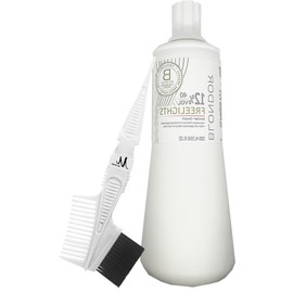 Blondor Freelights Developer 12% / 40 Volume 33.8 Fl Oz and M Hair Designs Tint Brush Comb (Bundle)