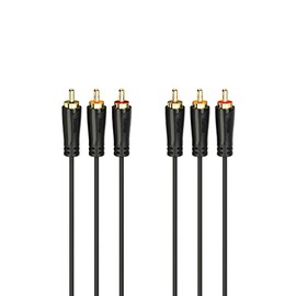 Hama Audio Video Cable 3 x RCA M / 3 x RCA M 3 m Gold Connectors