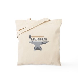 CafePress Jewelry Making Tote Bag Natural Canvas Tote Bag, Reusable Shopping Bag