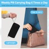 Monthly Pill Organizer 4 Times a Day, Pill Box Organizer