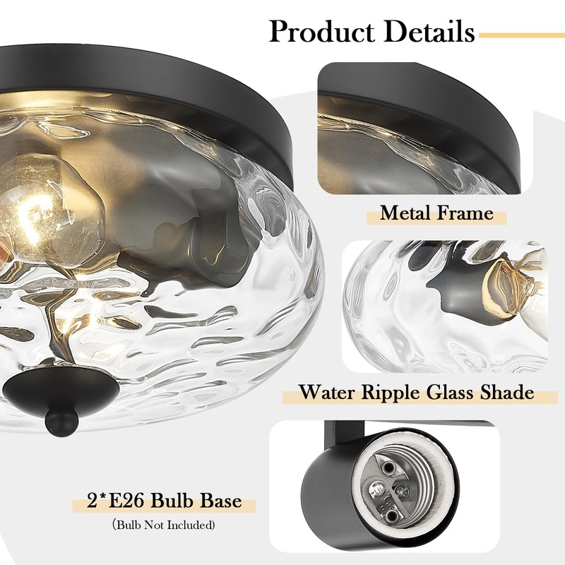 Darkaway Ceiling Light Fixtures Flush Mount Indoor Outdoor Ceiling Light