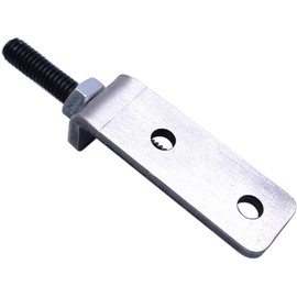 TUOREN Metal Tremolo Stopper Stabilizer for Floyd Rose Style Tremolo Bridge with Mounting Screws and Wrench Systems black