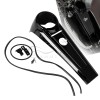 Unbranded Black Extended Tank Dash Console For Harley Softail Springer