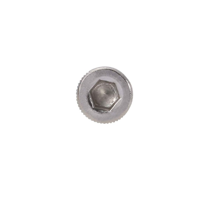 Sourcingmap 10pcs M4x80mm 304 Stainless Steel Knurled Hex Socket Head