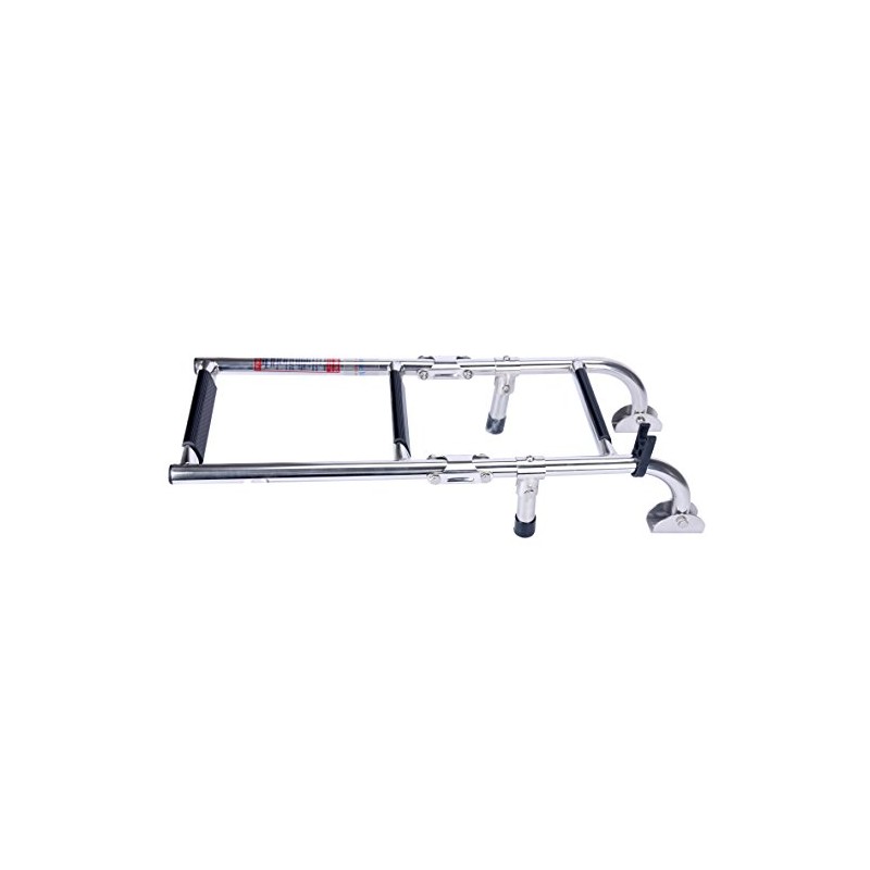Amarine-made Marine Boat Foldable Stainless Steel 3 Steps Ladders Stern