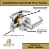Dynasty Hardware Passage Door Lever Lockset, ADA Compliant, Grade 2