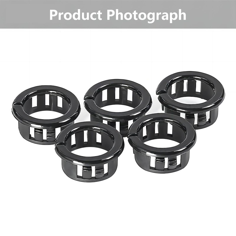 Qrity 20 PCS Grommets, Cable Snap Bushing Grommets, 19mm Cable
