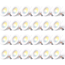 Amico 24Pack5/6 Inch5CCT LED Recessed Lighting, Dimmable,2,7K/