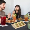 CertBuy 100 Pack Disposable Taco Holders for Party, Premium Disposable
