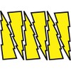 StickerTalk Lightning Bolt Vinyl Stickers, 1 inch by 3 inches