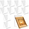 SIYOMG Acrylic Book Stand, Pack of 10, 10 x 15