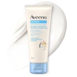 Aveeno® Dermexa Moisturising Daily Emollient Cream Body Lotion with Soothing Triple Oat Complex for Very Dry, Itchy, Sensitive, Eczema-Prone Skin