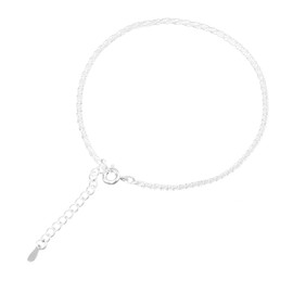 SHOWERORO Foot Chain for Women 925 Silver Plated Anklet Exquisite Ankle Jewelry Fashion Foot Chain Chic Anklet Dec
