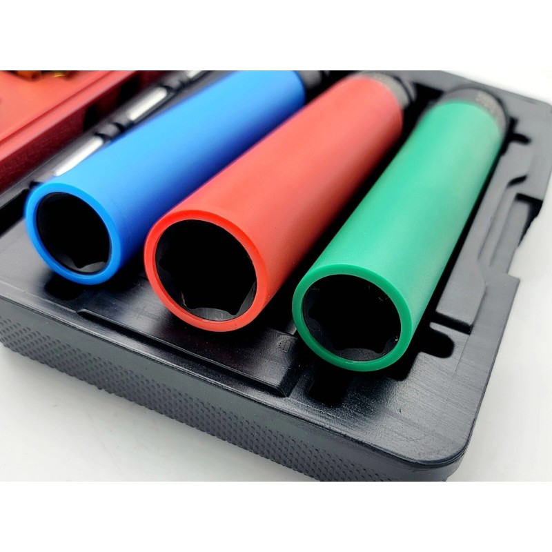 IUS Extra Long 3pc 1/2" DR. THIN WALL WHEEL SOCKET