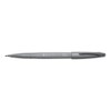 Pentel Fude Touch Sign Pen, Gray, Felt Pen Like Brush