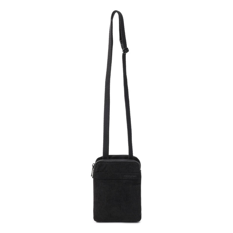 Hedgren Follis Rupee RFID Passport Holder Corduroy Black, Corduroy Black