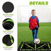 Football Training Mat,Soccer Training Mat Non Slip,Ball Football Mastery Mat,Ball