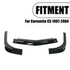 PFRREOR Front Splitter Front Bumper Lower Lip for Corvette C5