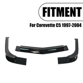 PFRREOR Front Splitter Front Bumper Lower Lip for Corvette C5 1997-2004