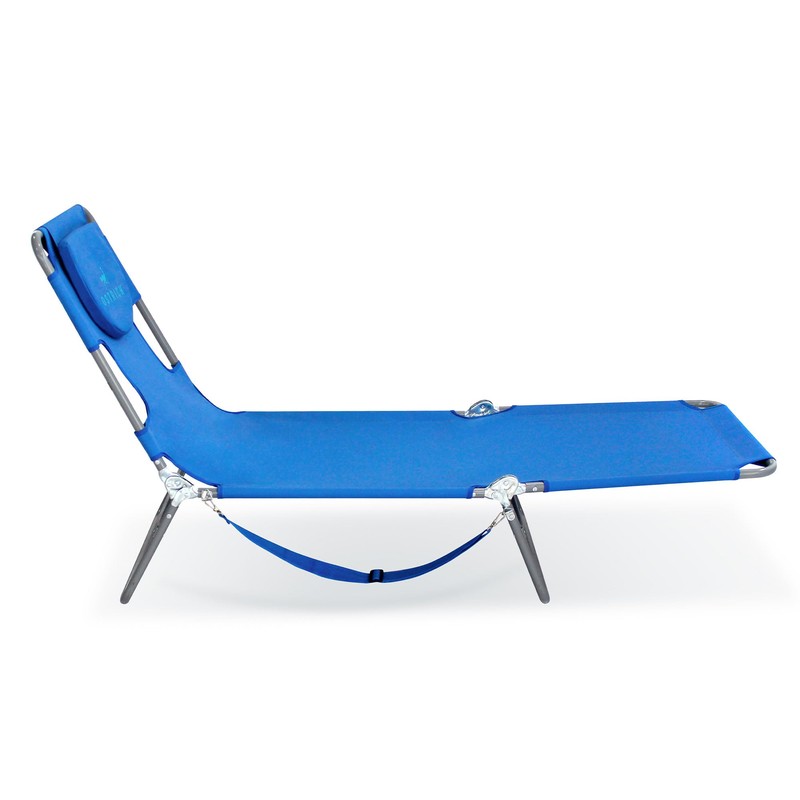 Ostrich Beach Lounge Chair, Folding & Reclining Outdoor Chaise Lounger,