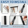 Preboun 3 Sets Dust Barrier Magnetic Door Barrier Door Kit