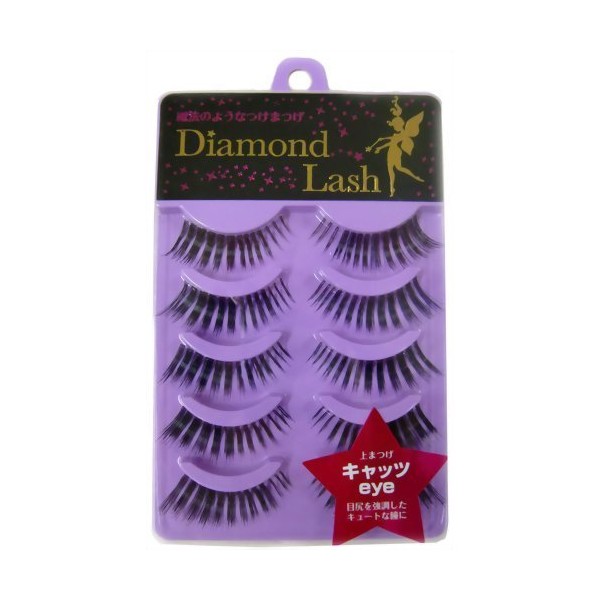 Diamond Lash False Eyelashes, Lady Glamourous Series 529, 1 Ounce