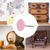 sourcing map 200Pcs Push Pins, 11mmx17mm Round Flat Head Decorative