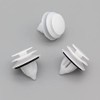 VVO Fasteners- White Plastic Front Door Card Clips for Mazda