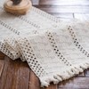 Alynsehom Macrame Table Runner Cream Beige Boho Table Runner with