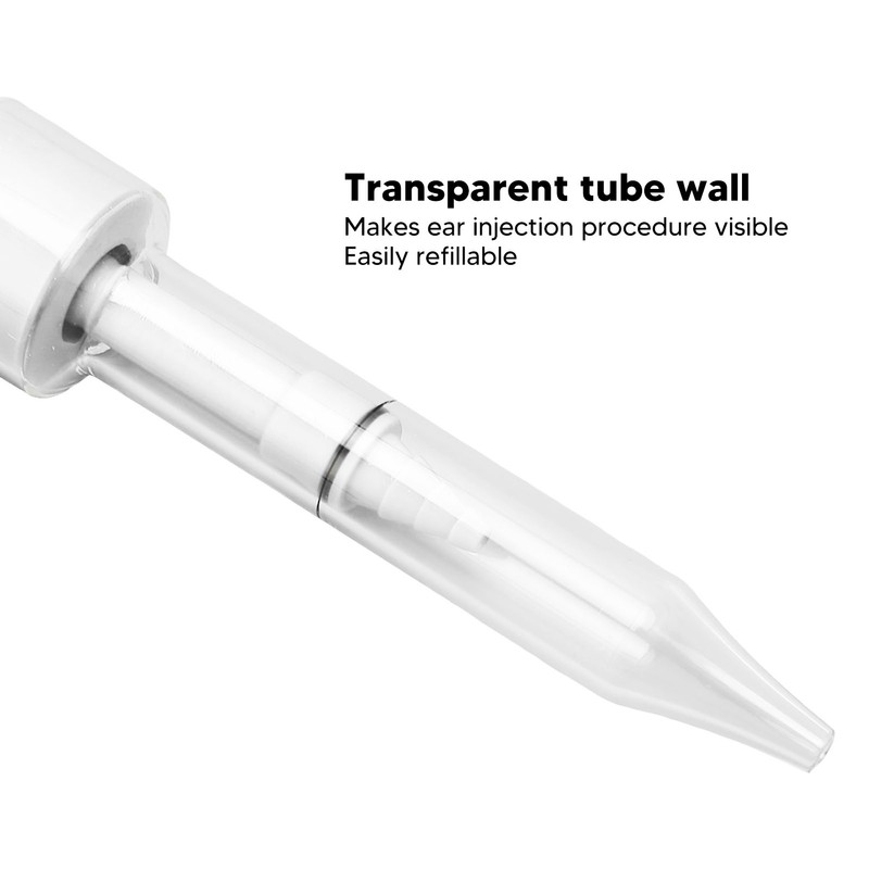 Ear Impressions Taking Earmold Injector Professional PP Ear Prints Syringe