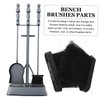 Cabilock Fireplace Cleaning Brush Replacement Head Bench Duster Replacement Head