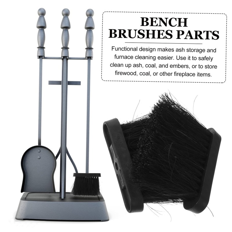 Cabilock Fireplace Cleaning Brush Replacement Head Bench Duster Replacement Head