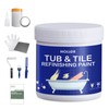 Mollor Tub and Tile Refinishing Kit, 17oz White Tile Paint,