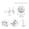 SVODEA Goat Earrings 925 Sterling Silver Animals Earrings Cute Animal