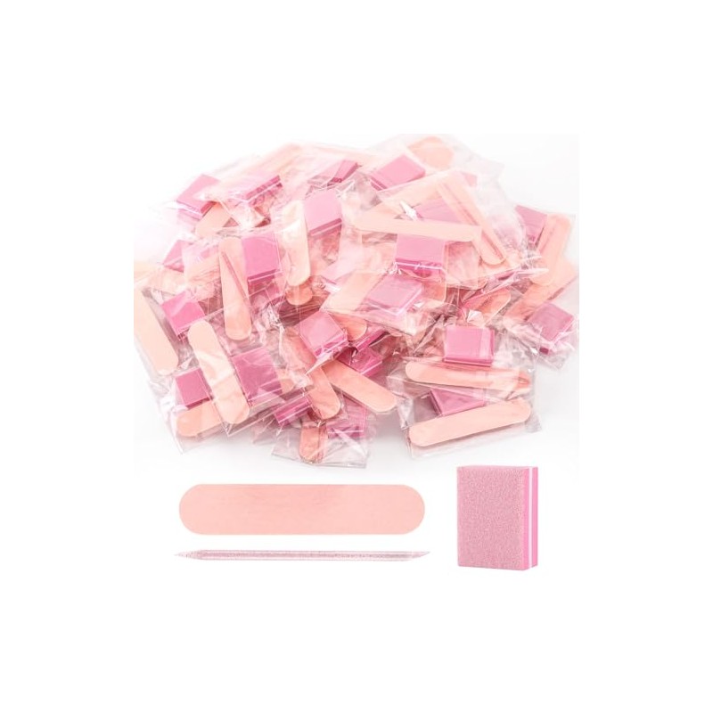 Disposable Manicure Kit, 48 Sets Individually Package Nail Kit-Mini Nail