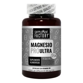 Magnesium Pro Ultra, 60 Capsules, Premium Quality, 4 Magnesium Perfect Combination of Magnesium Citrate, Glycinatom, Orotate and Magnesium Oxide reinforced with Vitamin B6