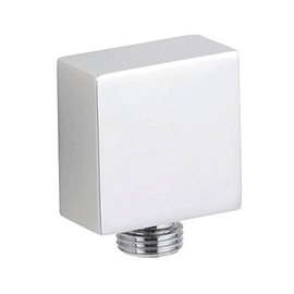 Nuie A3245 Shower Accessories Square Outlet Elbow, Chrome