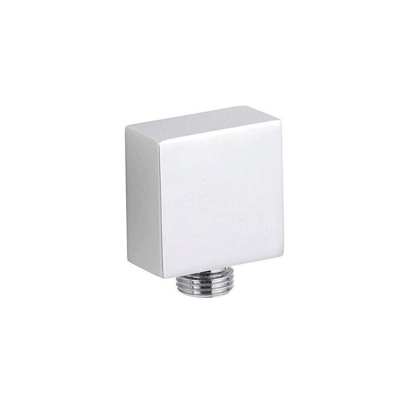 Nuie A3245 Shower Accessories Square Outlet Elbow, Chrome