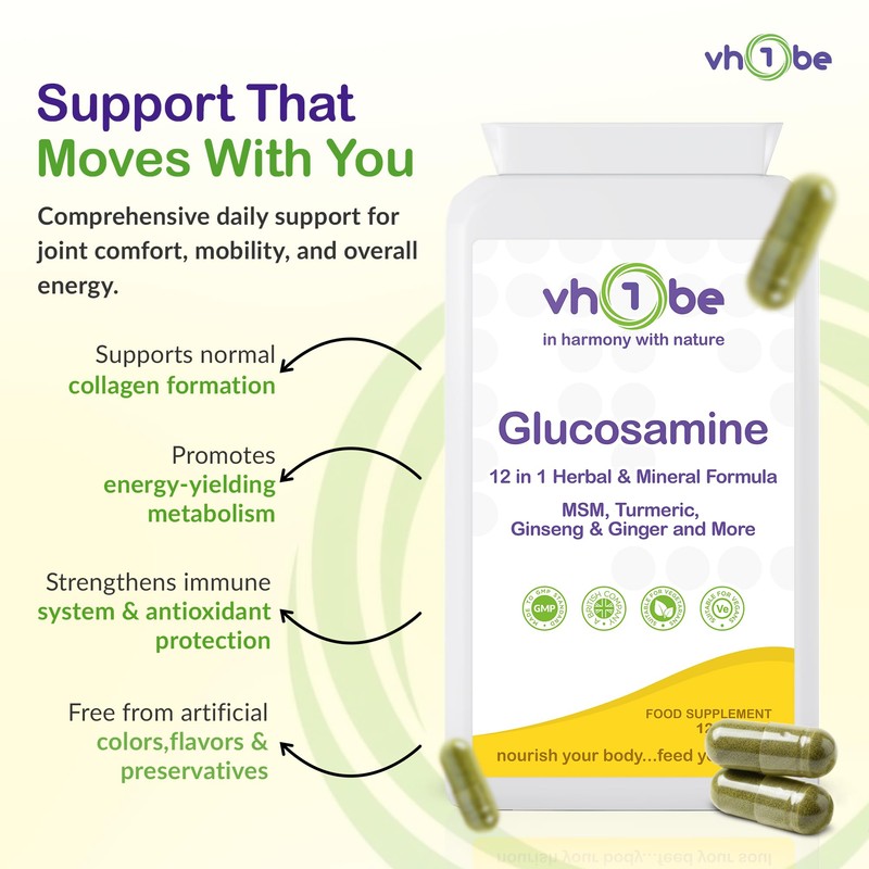 Glucosamine Complex Plus 12-in-1 – High Strength Glucosamine HCl with