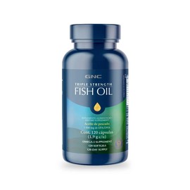 GNC Suplemento de omega 3 y EPA, Envase con 120 Cápsulas para Uso Diario