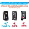 Tukellen for Toyota Key Fob Cover Special Soft TPU Key