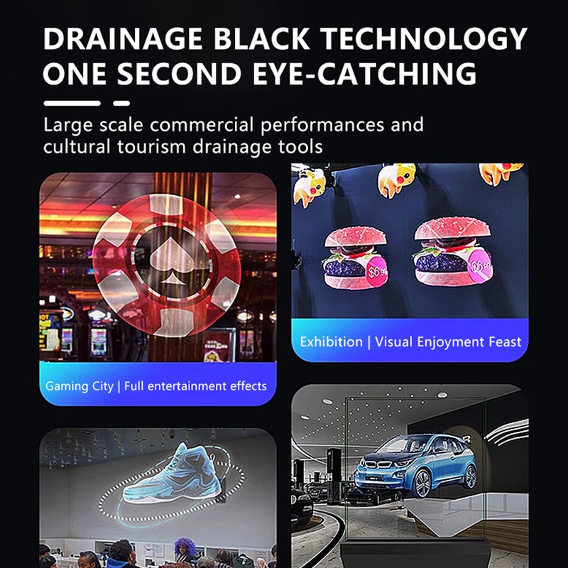 420mm Ultra-thin 3D Holographic Advertising Machine 3D Imaging Holographic Advertising