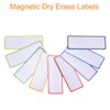 QUARKZMAN Pack of 54 Magnetic Whiteboard Labels 3 x 1