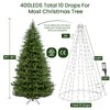 Quntis Luces Arbol Navidad con Temporizador, 6.6FT x 10 Líneas