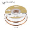 sourcing map Solder Wick Braid No-Clean Desoldering Wick Braid 0.16