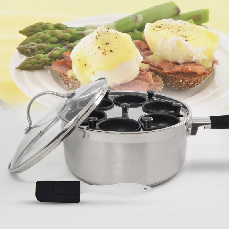 ExcelSteel Silicone Spatula Gift, Easy Use Stove Top Breakfast Brunch