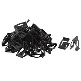 sourcingmap 50Pcs Auto Car Front Interior Console Dash Dashboard Metal Retainer