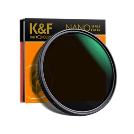 K&F Concept NANO-X Variable ND Filter, Variable ND Nano Coating (Genuine Domestic Product) (2.6 inches (67 mm), NANO-X, NDX32-512