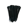 South Main Hardware 848138 8-in, 100-Pack, 75-lb, Black, Standard Nylon